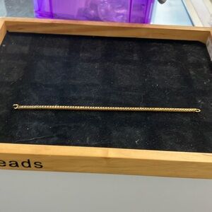 Trollbeads 14 k gold bracelet size 8.3 inches